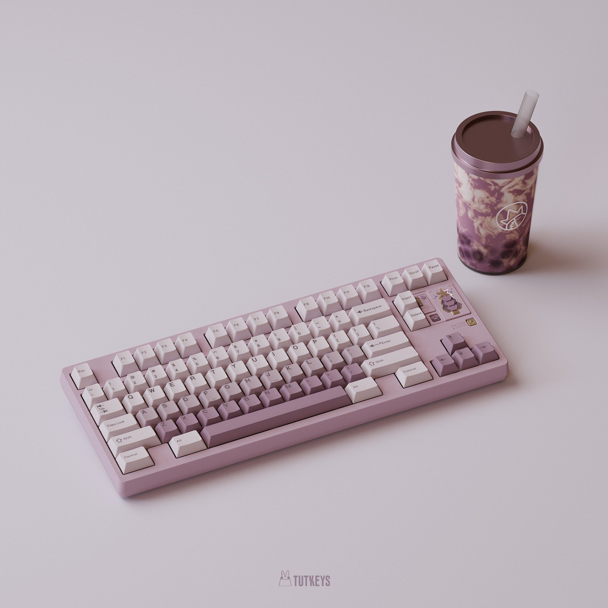 TUT Taro Bobo Keycaps